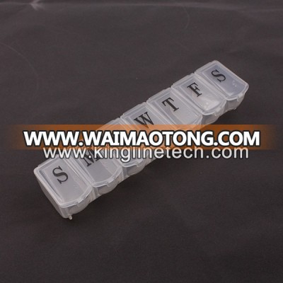 Hot selling plastic pill case with 7-cases