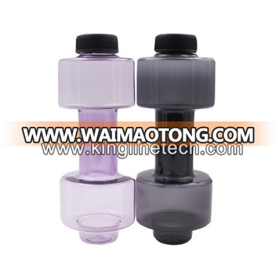 550ml Dumbbell Bottle gym fitness sport water bottle